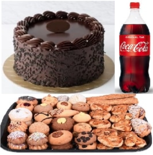 1 Litre Kola Dahil 6-9 Kişilik Pasta Menüsü İstanbul pasta