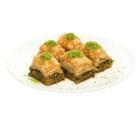 2 Kg Büyük Boy Fıstıklı Baklava Tepsisi İstanbul pasta