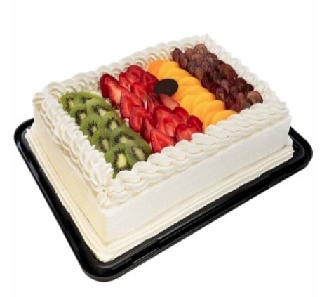 25 Kişilik Karışık Meyveli Yaş Pasta - Doğum Günü İçin Şık Seçim İstanbul pasta
