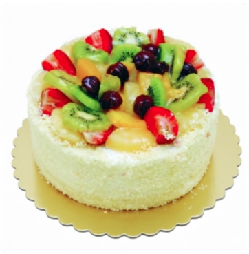 4 ile 6 kişilik karışık mevsim meyveli yaş pasta İstanbul pasta