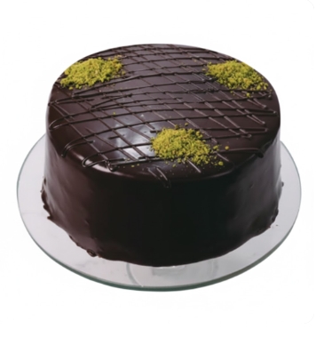 Çikolatalı 6-9 Kişilik Şık Kutlama Pastası İstanbul pasta