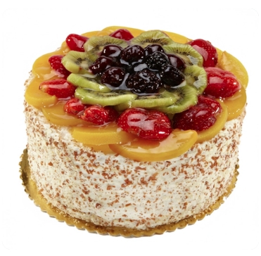 Pastane firmamızdan 4 kişilik karışık mevsim meyveli yaş pasta İstanbul pasta