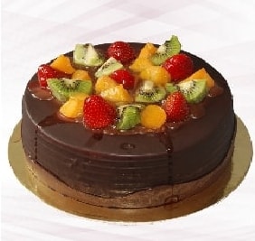 Zengin Tatlı 6-9 Kişilik Karışık Meyveli Çikolatalı Şölen İstanbul pasta